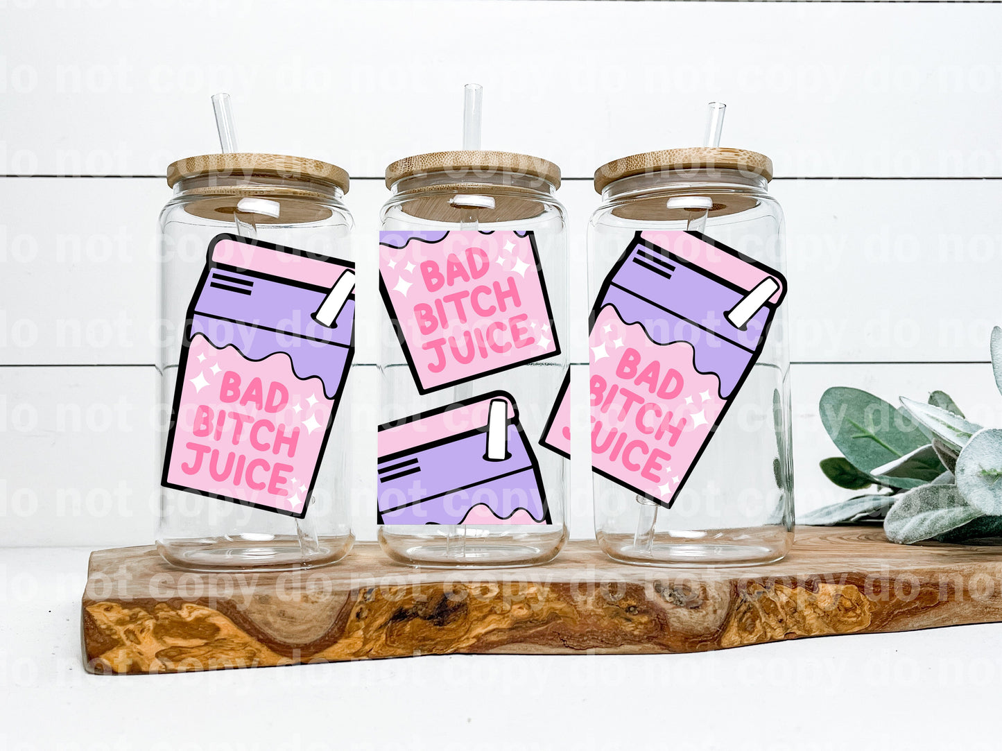 Bad Bitch Juice 16oz Cup Wrap
