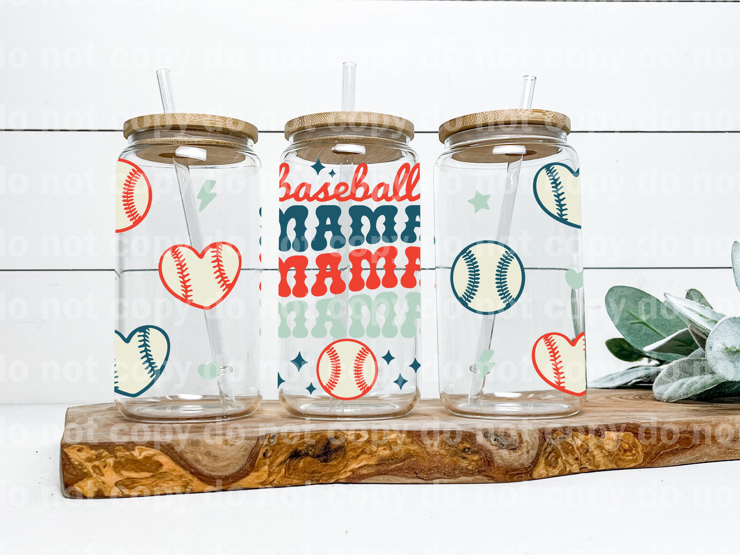 Baseball Mama 16oz Cup Wrap
