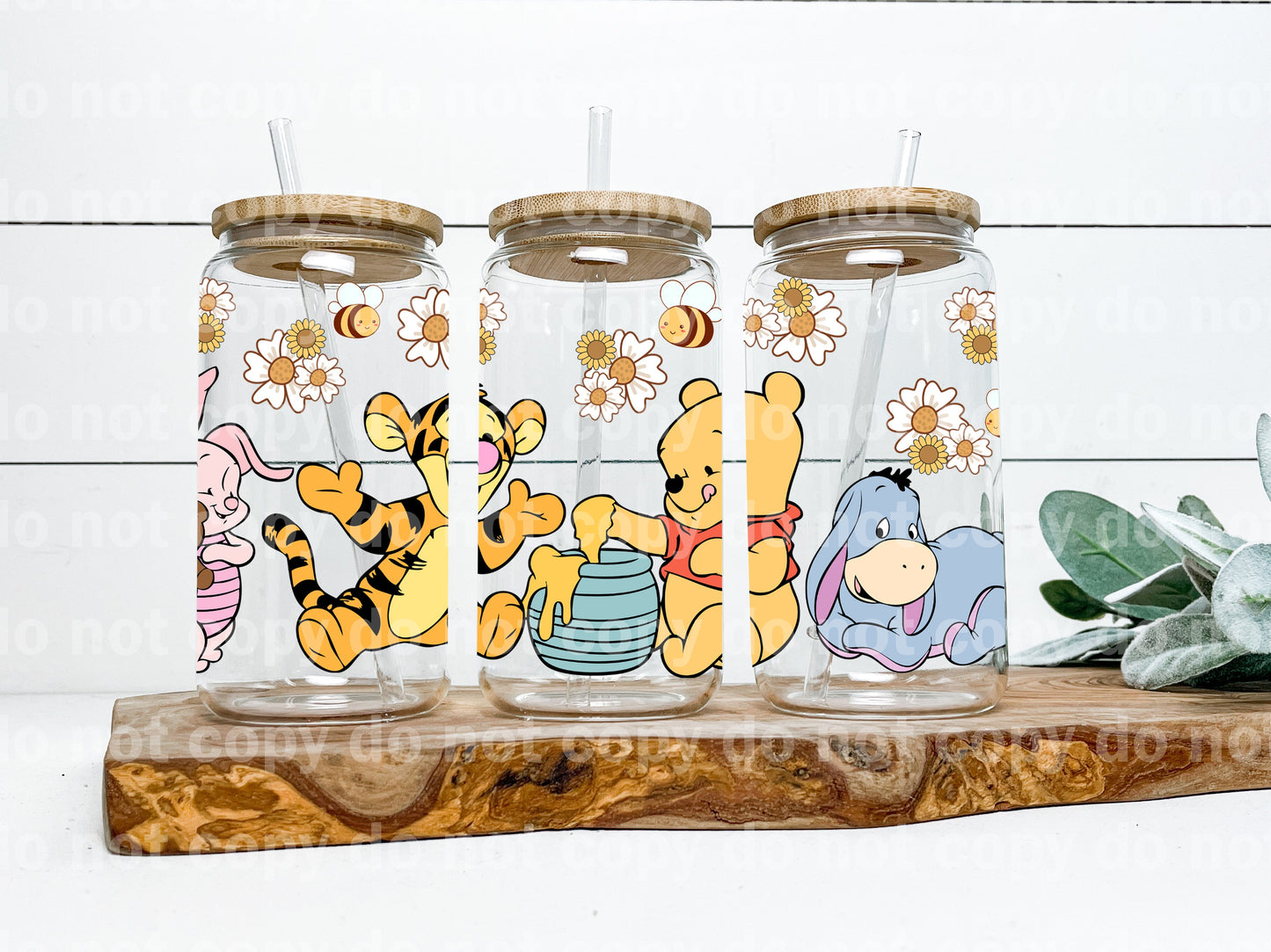 Bear And Tiger 16oz Cup Wrap