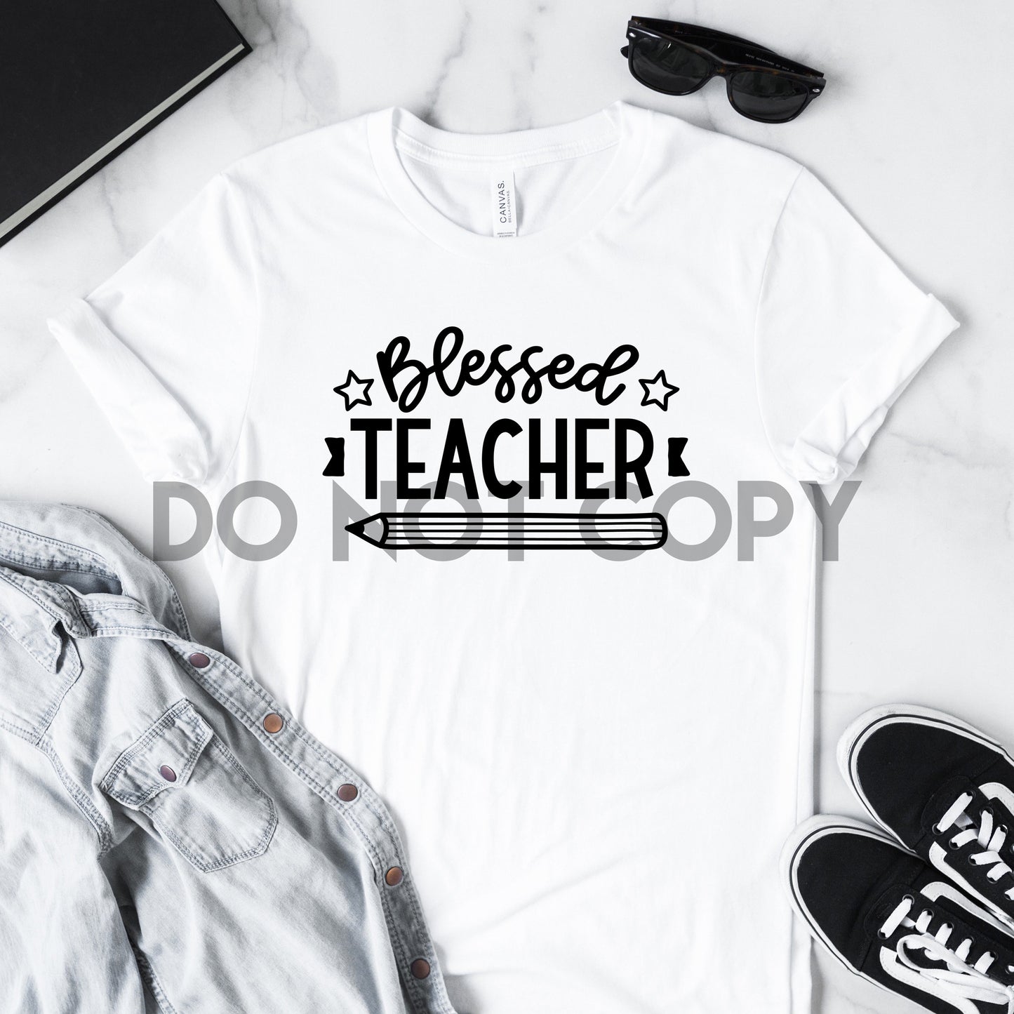 Blessed Teacher Sublimation Print