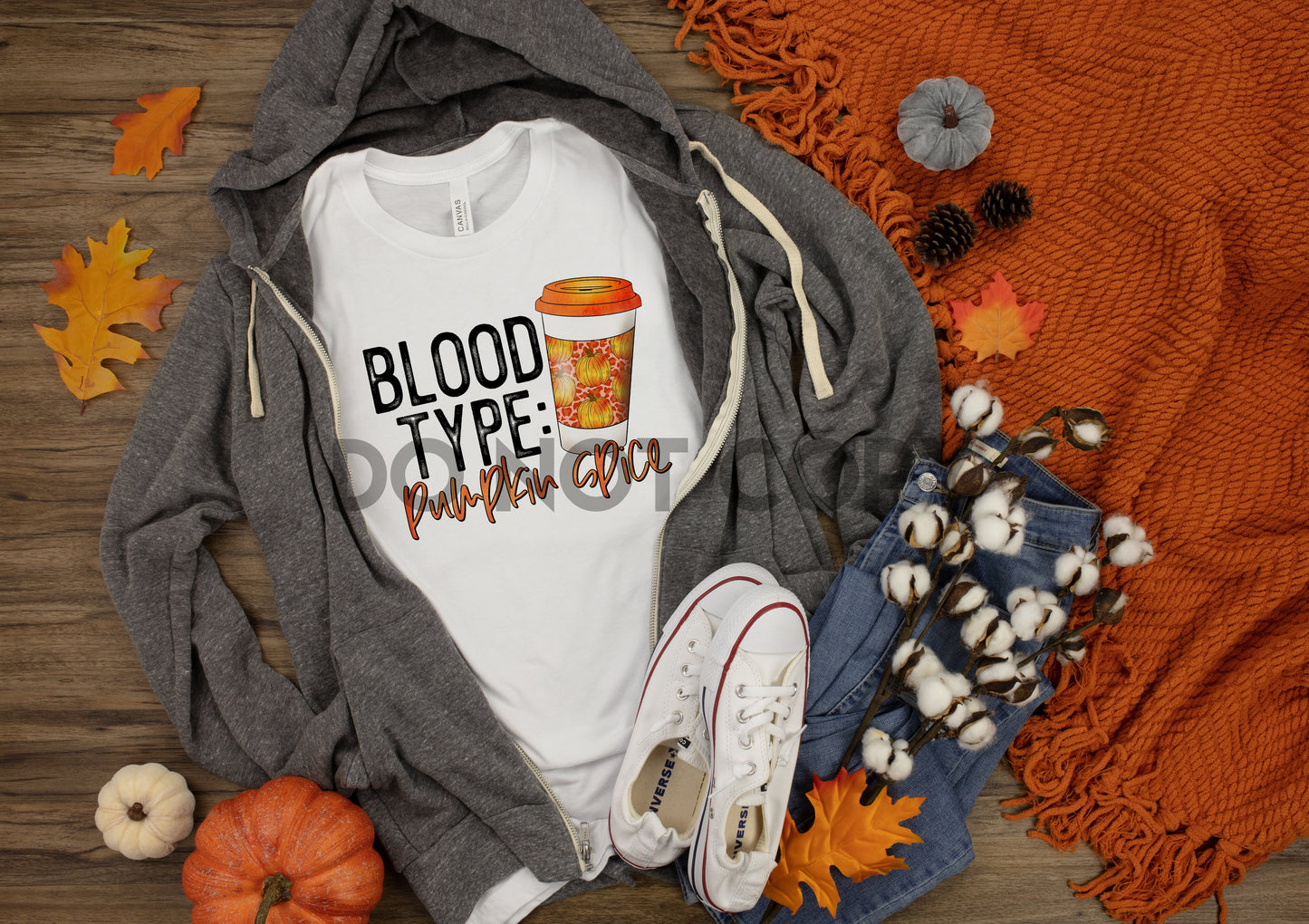 Blood Type Pumpkin Spice Dream Print or Sublimation Print