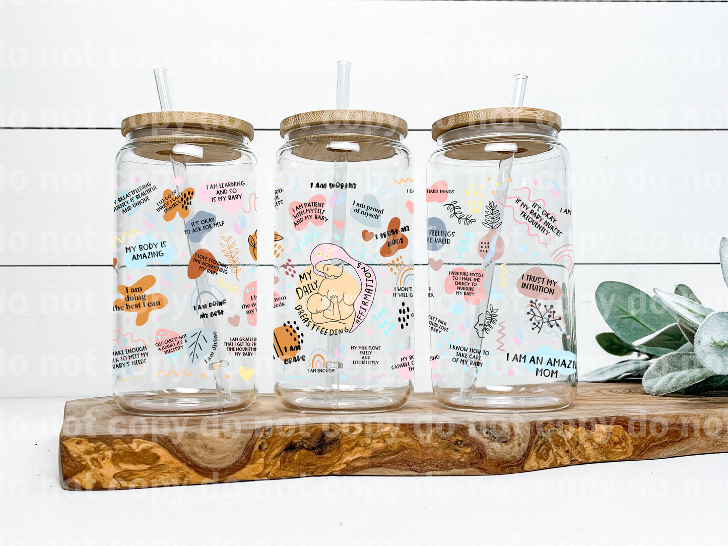 Breastfeeding Affirmations 16oz Cup Wrap