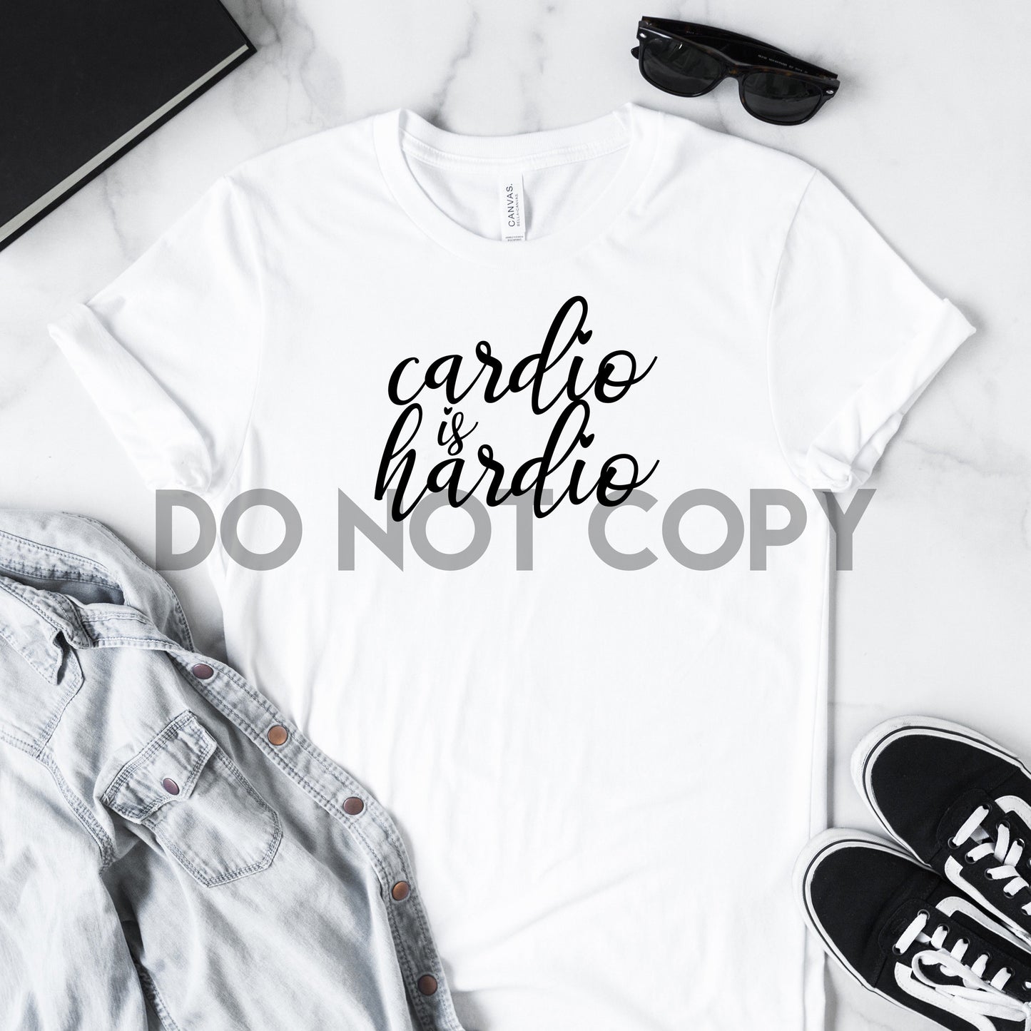 Cardio is Hardio Sublimation Print