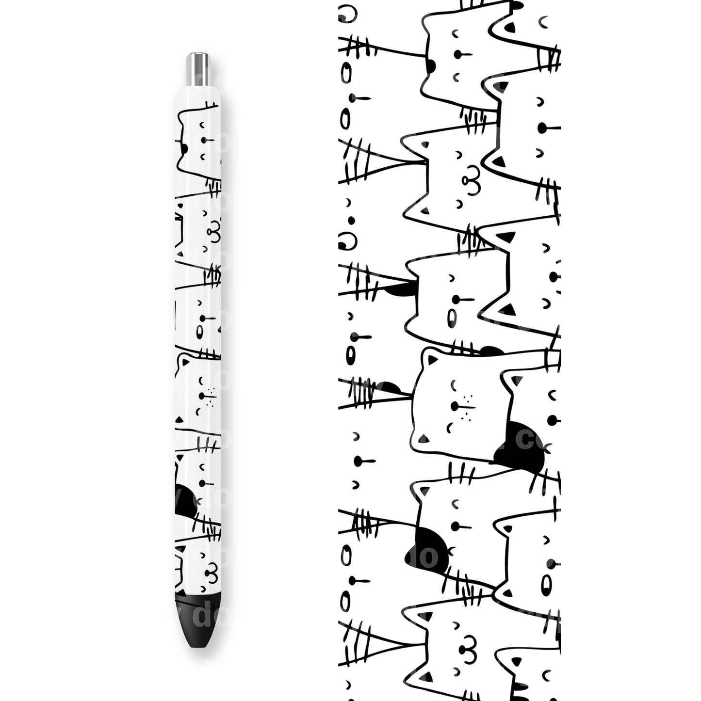 Cats 16oz Cup Wrap and Pen Wrap