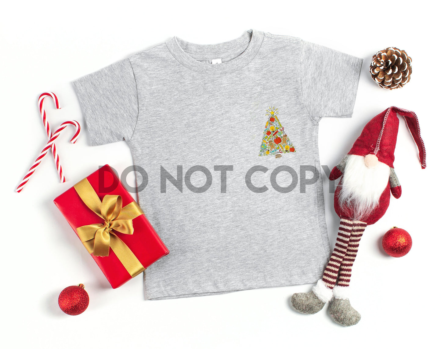 Árbol de Navidad útiles escolares maestro Tamaño adulto y tamaño de bolsillo ALTO CALOR Transferencia de serigrafía a todo color