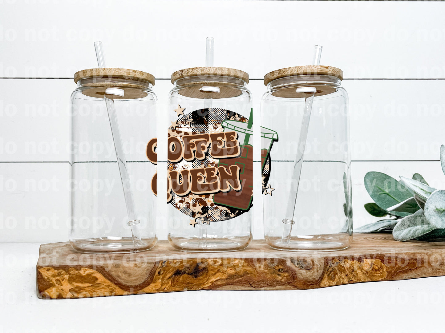 Coffee Queen Decal 3.8 x 3.5