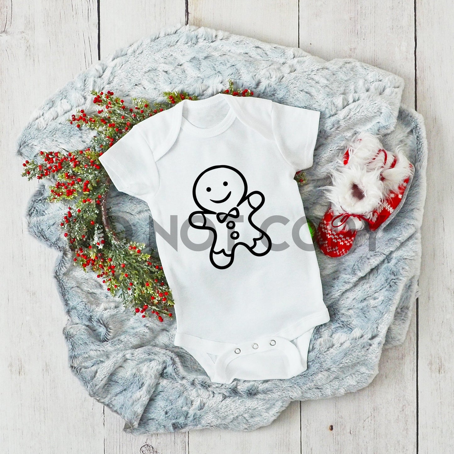Gingerbread Man Christmas Sublimation print