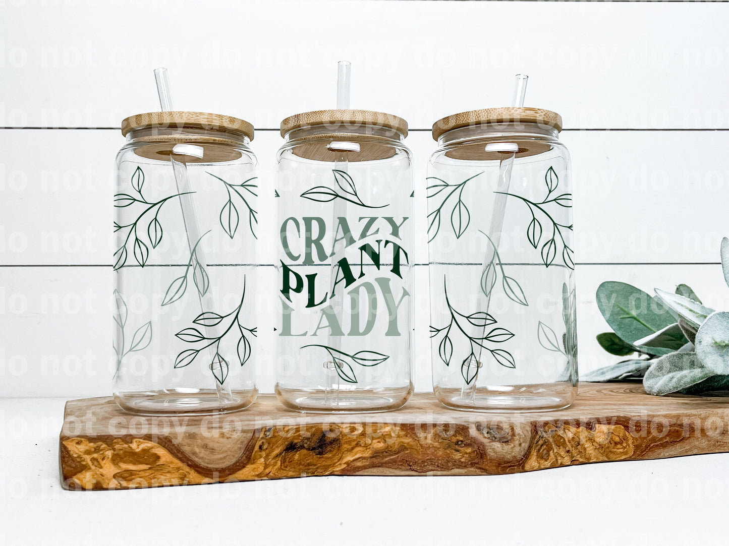 Crazy Plant Lady 16oz Cup Wrap