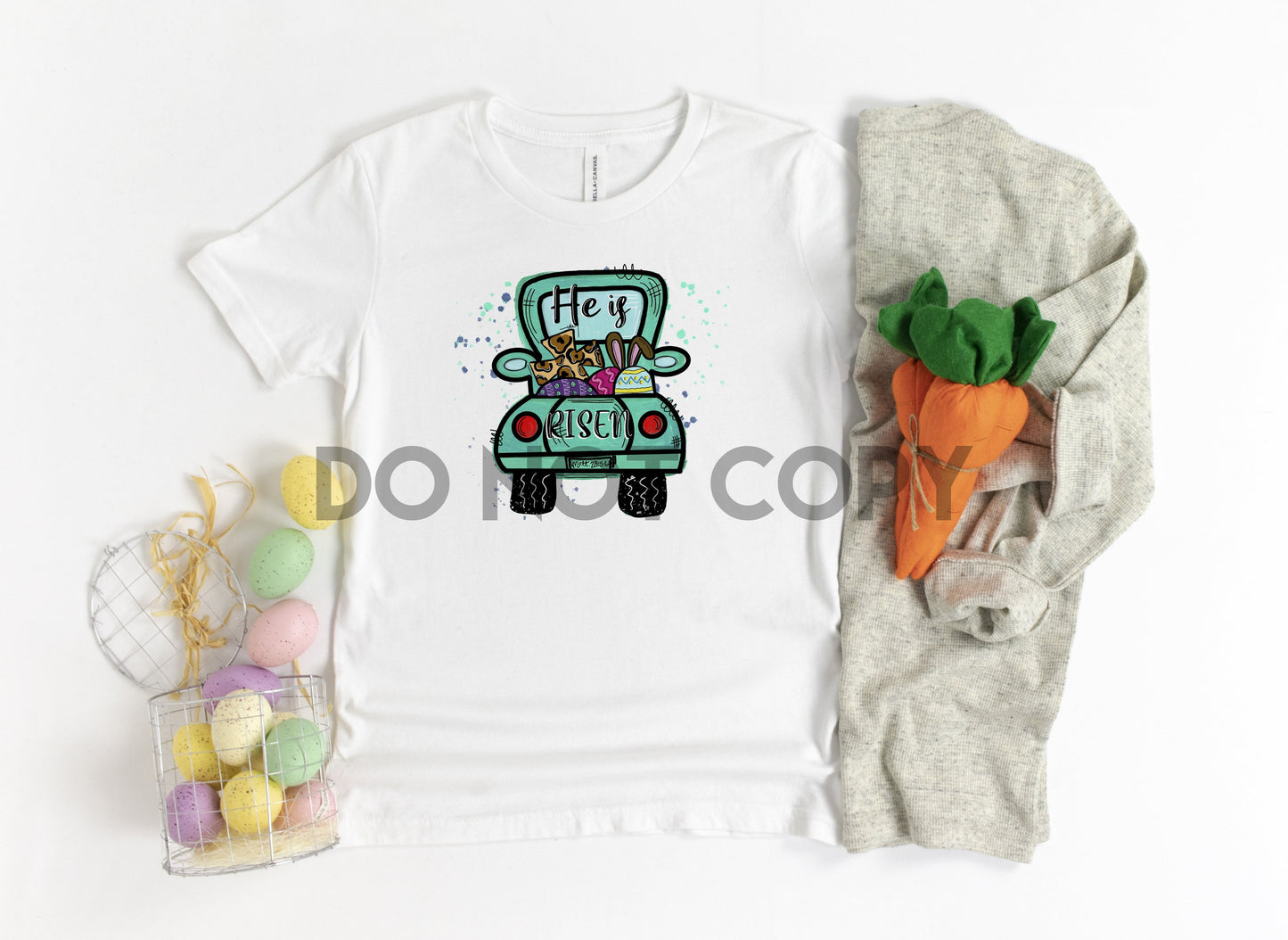 Él ha resucitado Impresión de sublimación cruzada del camión de Pascua
