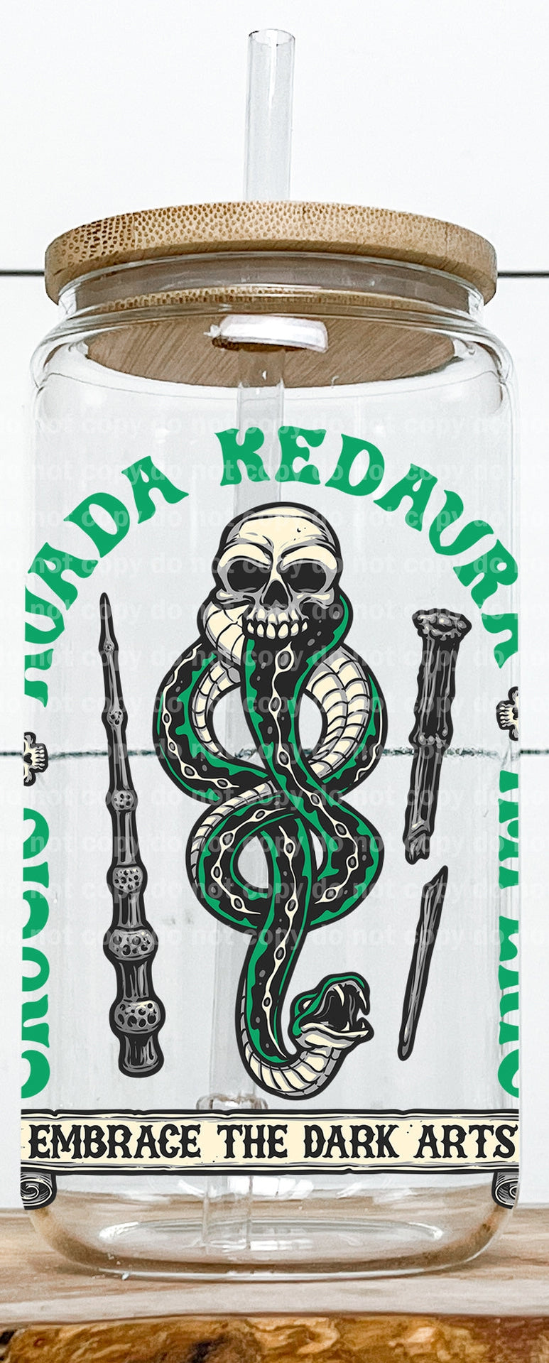 Embrace The Dark Arts Decal 3 x 4