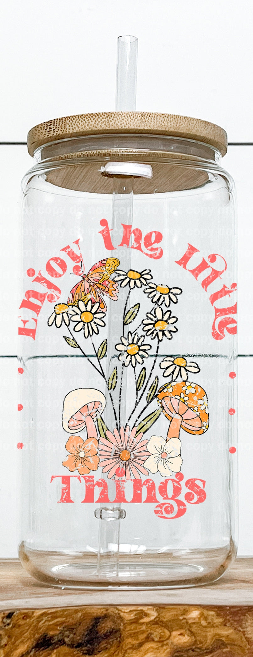 Enjoy The Little Things Decal 2.6 x 3.5