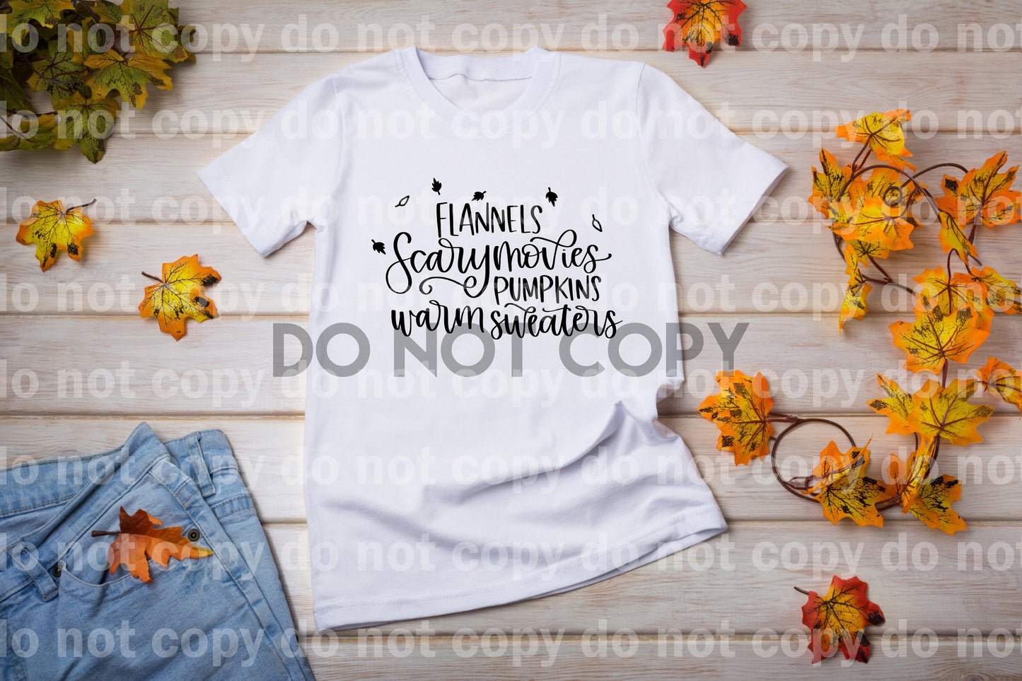 Flannels Scary Movies Pumpkins Warm Sweaters Sublimation print