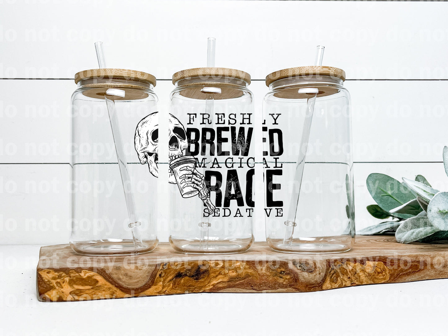 Freshly Brewed Magical Rage Sedative Decal 4 x 3