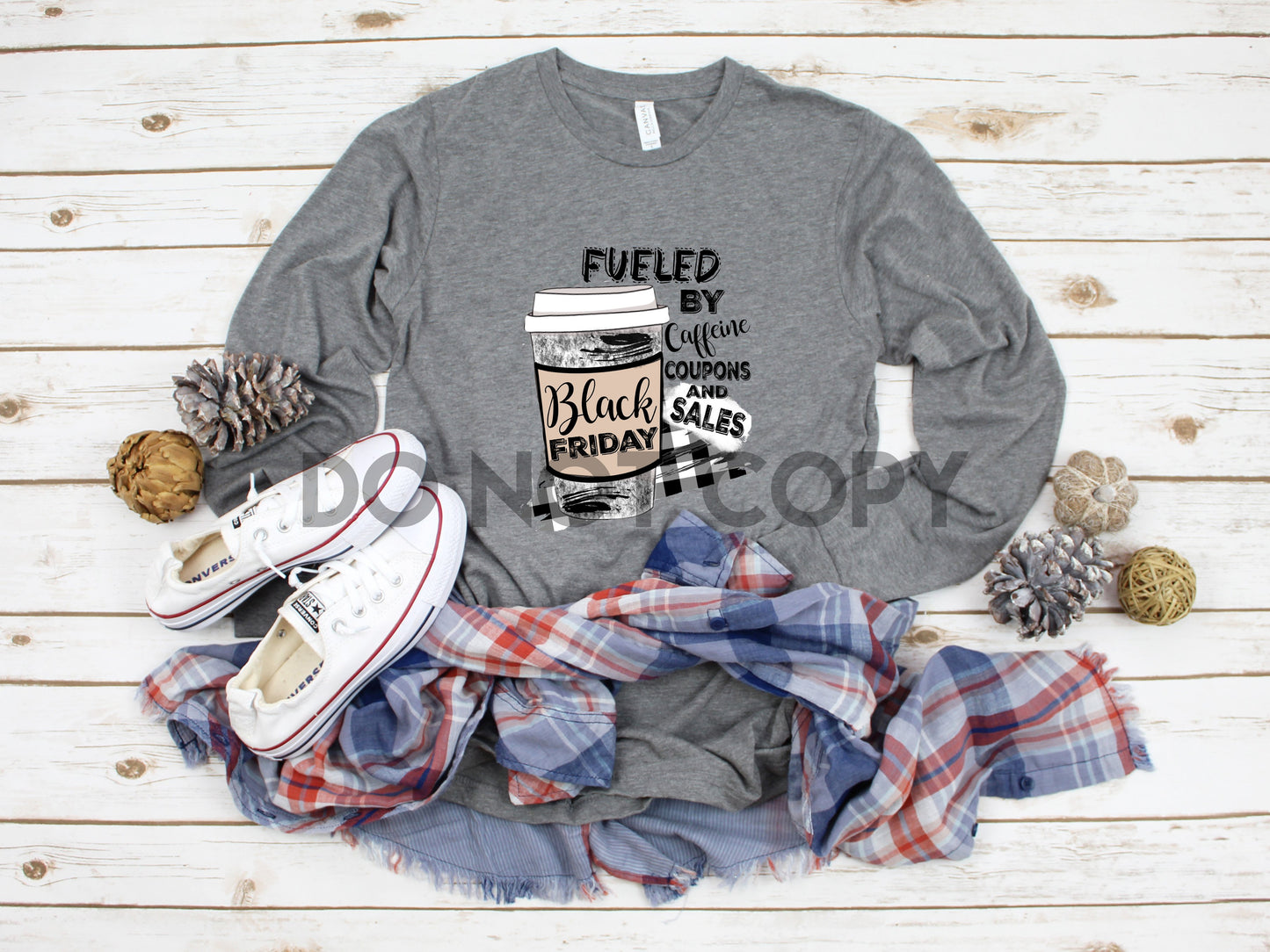 Impulsado por cafeína, cupones y ofertas Black Friday ALTO CALOR Transferencia de serigrafía a todo color