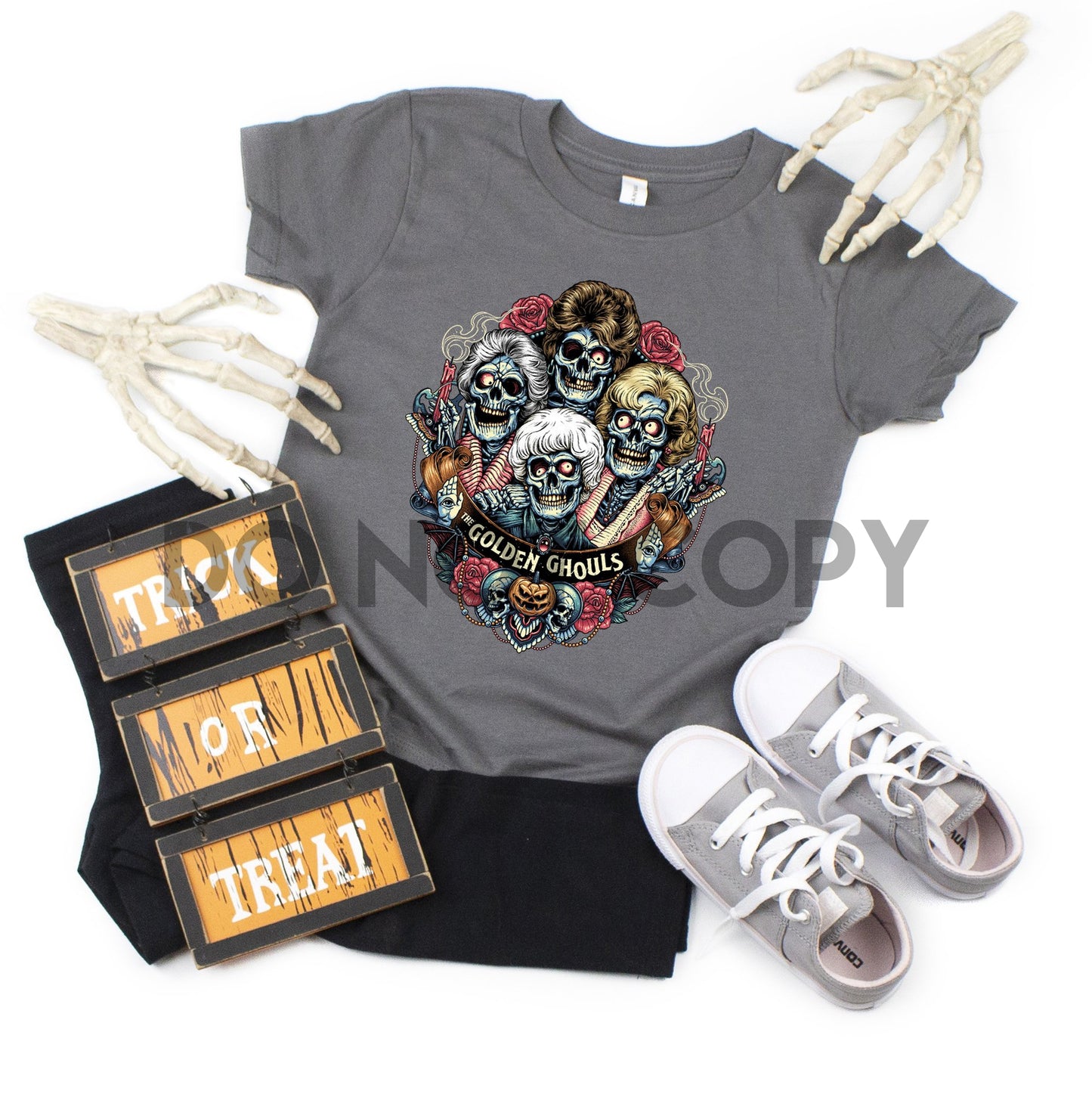 Golden Ghouls halloween zombie fan art Dream Print or Sublimation Print