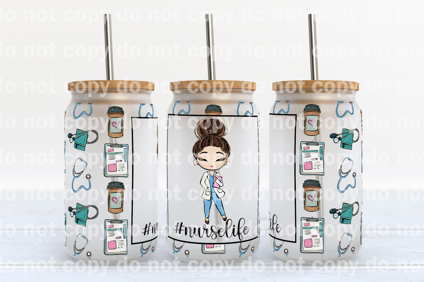 Nurse Life 16oz Cup Wrap