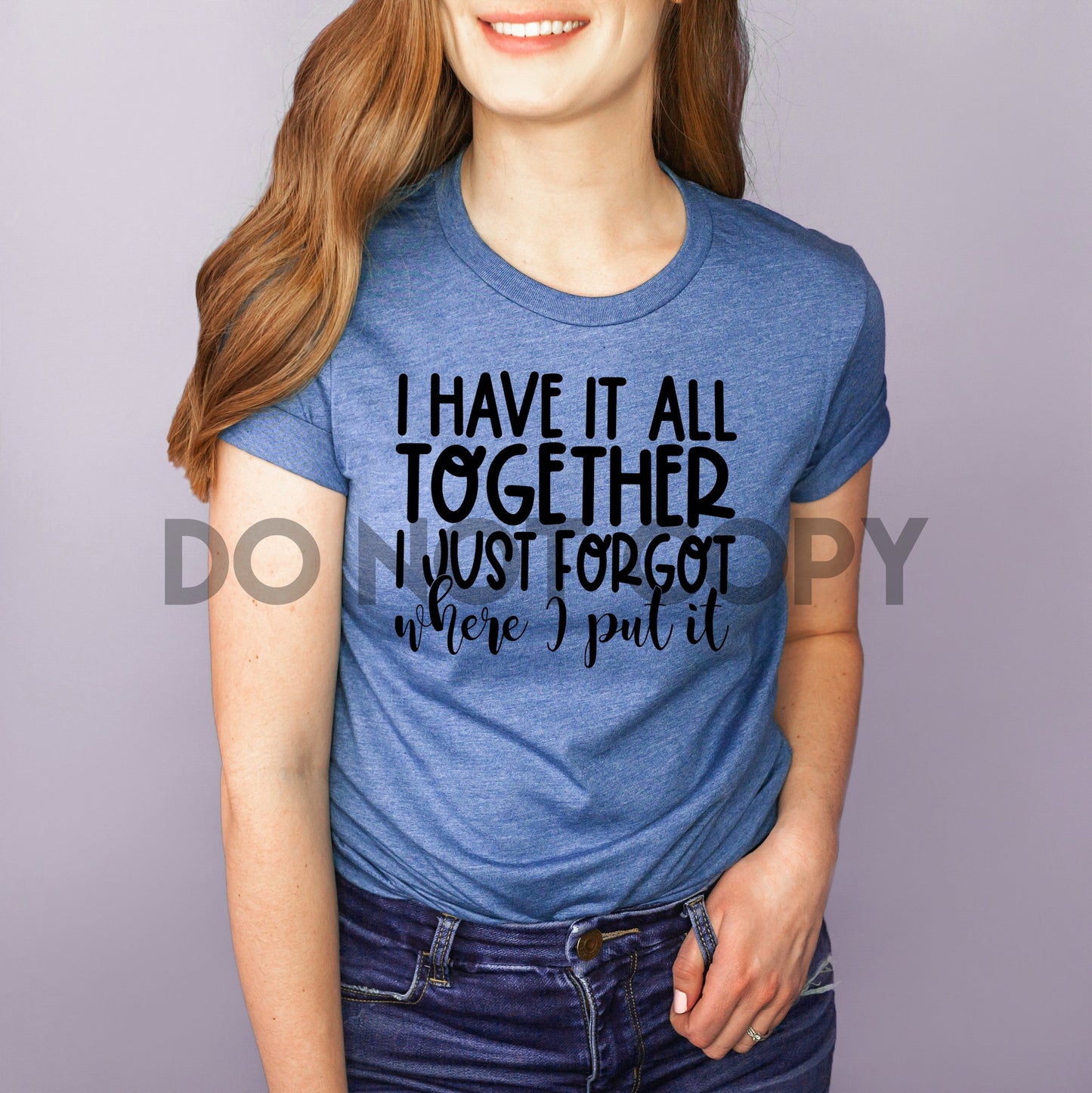 I have it all together I just forgot where I put it Screen print transfer Plastisol ink one color