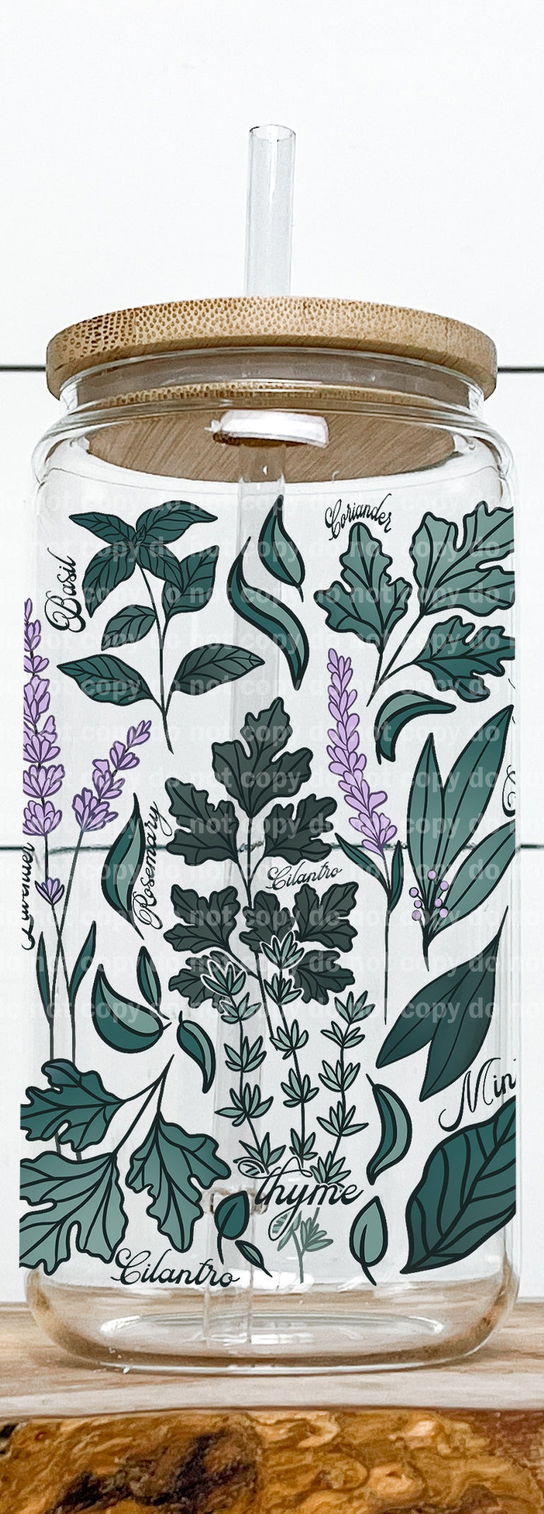 Calcomanía de identificación de plantas herbáceas 3 x 4,5