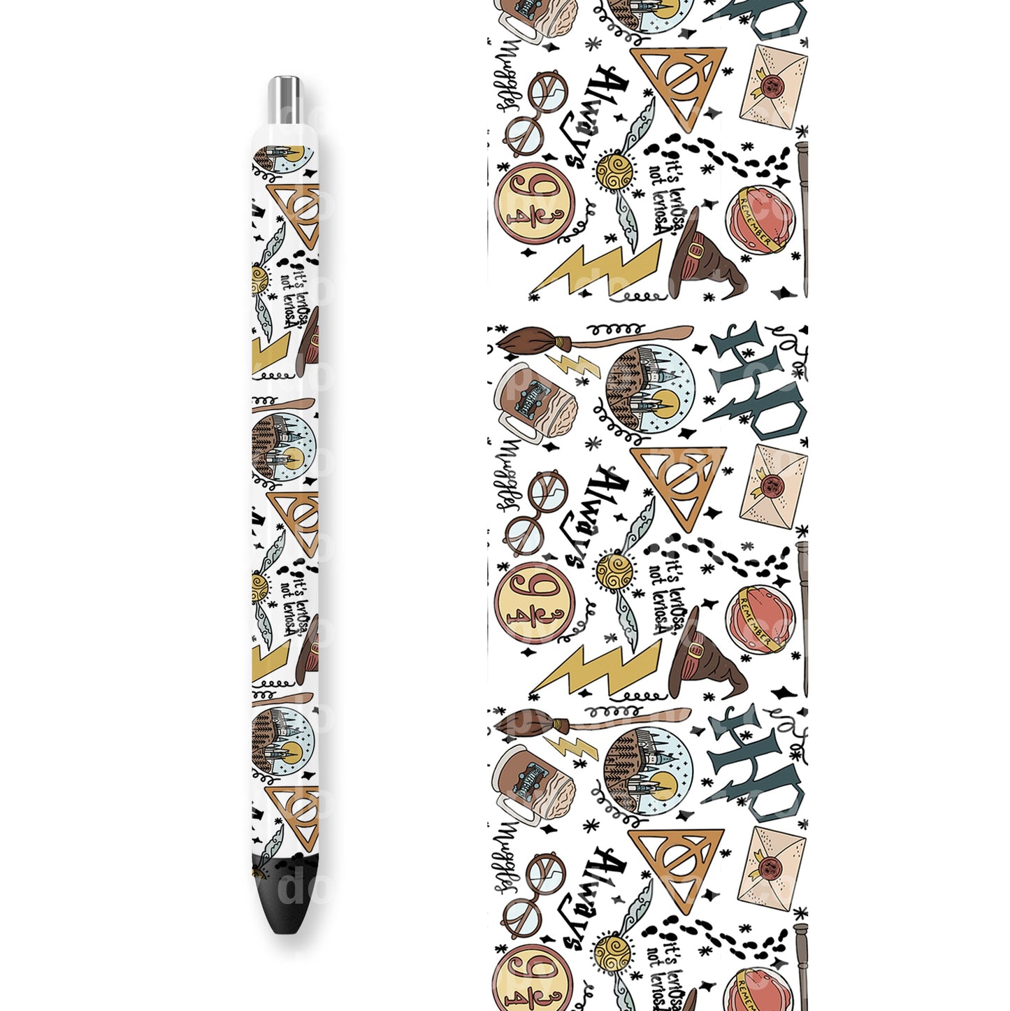 Envoltorio para vasos y bolígrafos HP Magical Things de 16 oz