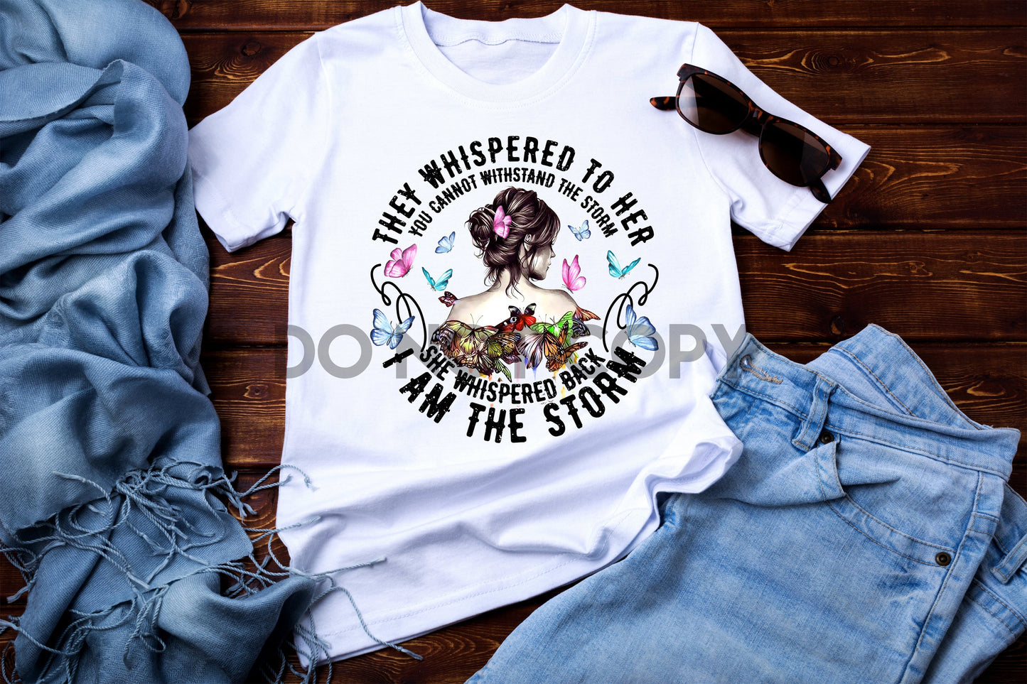They whispered to her You cannot withstand the storm She whispered back I am the storm Sublimation Print