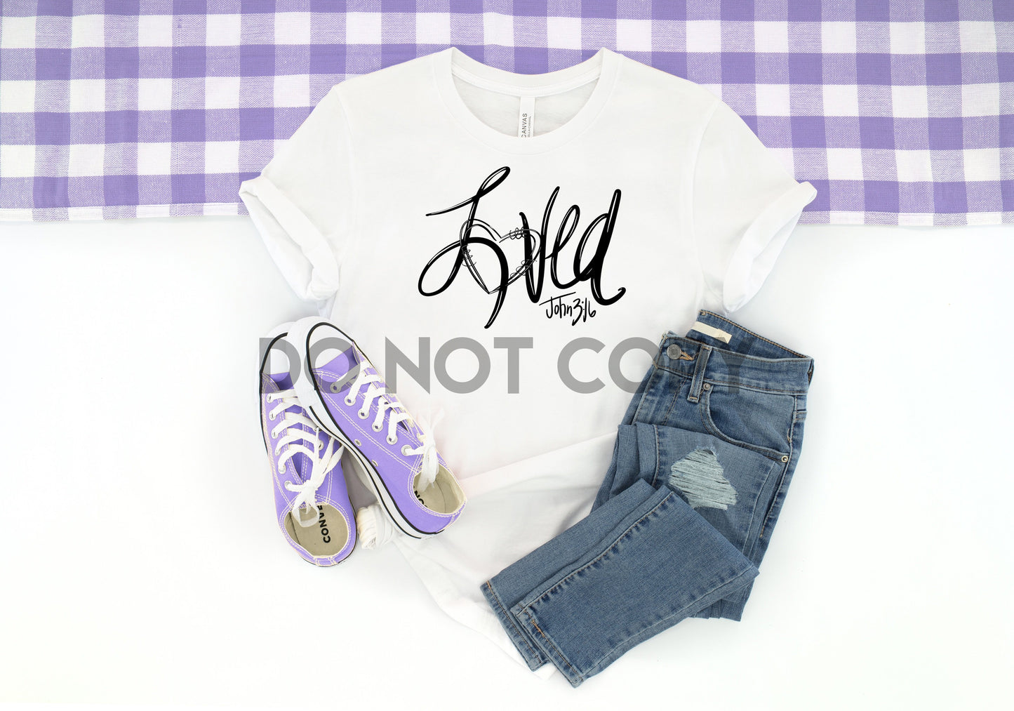 Loved John 3:16 bible verse religious Dream Print or Sublimation Print