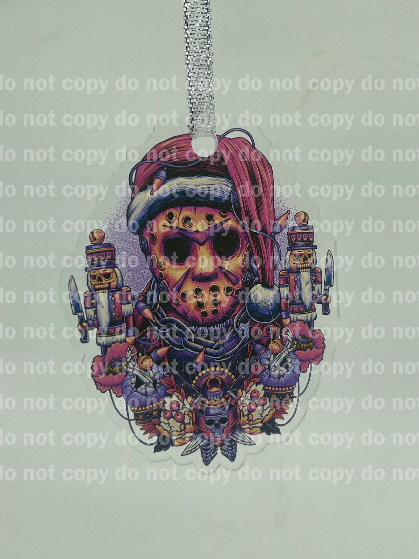 Christmas horror killer Christmas ornaments bad guys acrylic and uv print