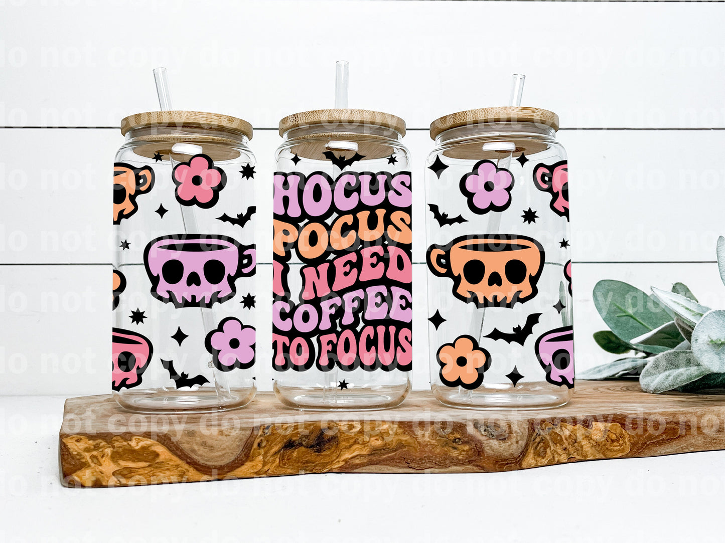 HP I Need Coffee To Focus 16oz Cup Wrap