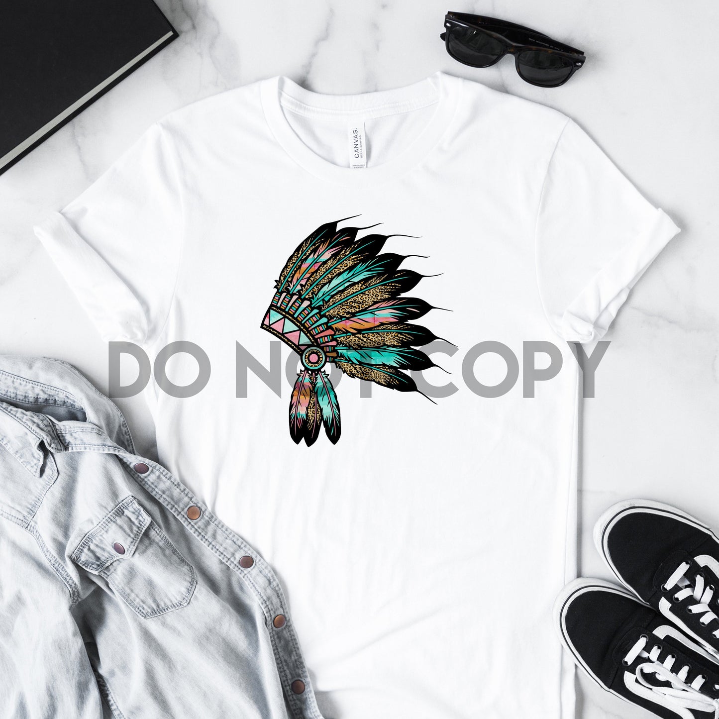 Leopard Headdress Dream Print or Sublimation Print