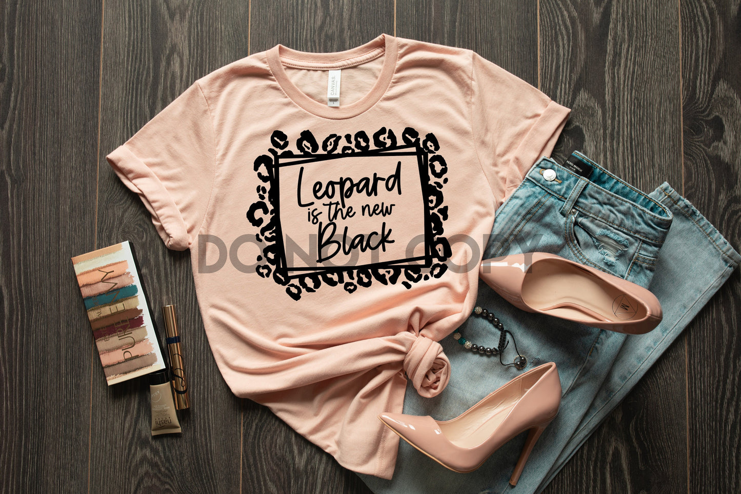 Leopard es el nuevo transfer serigrafiado monocolor negro