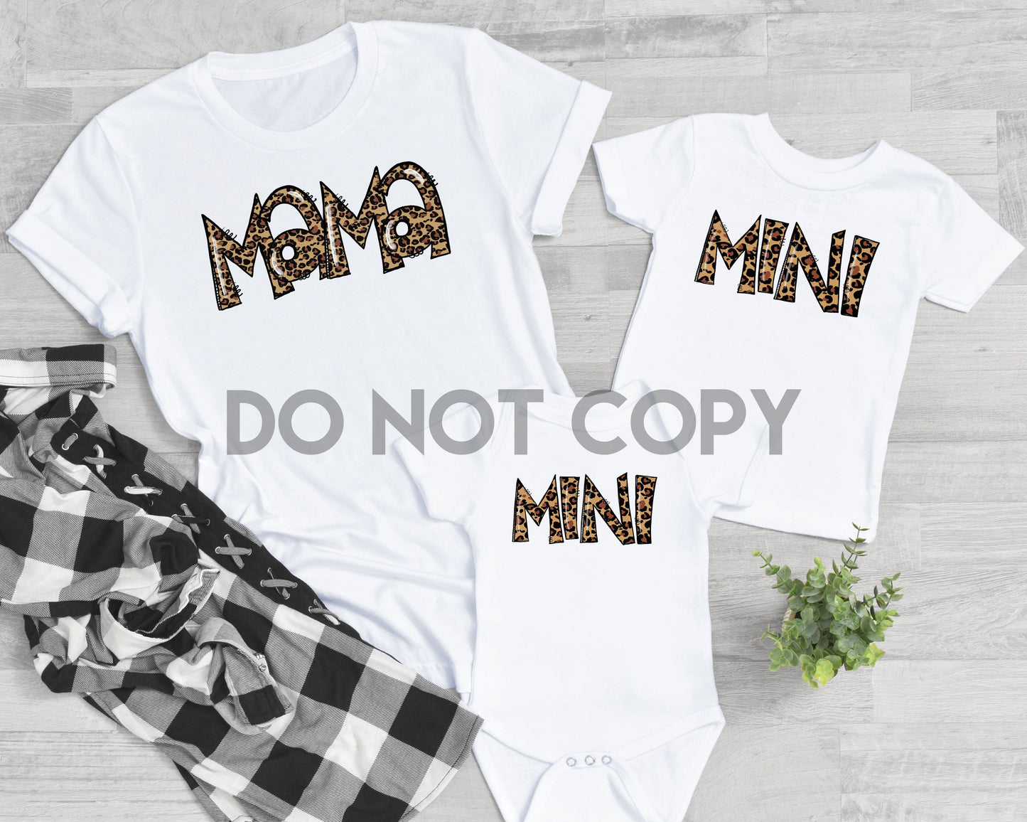 Impresión de sublimación de mamá leopardo
