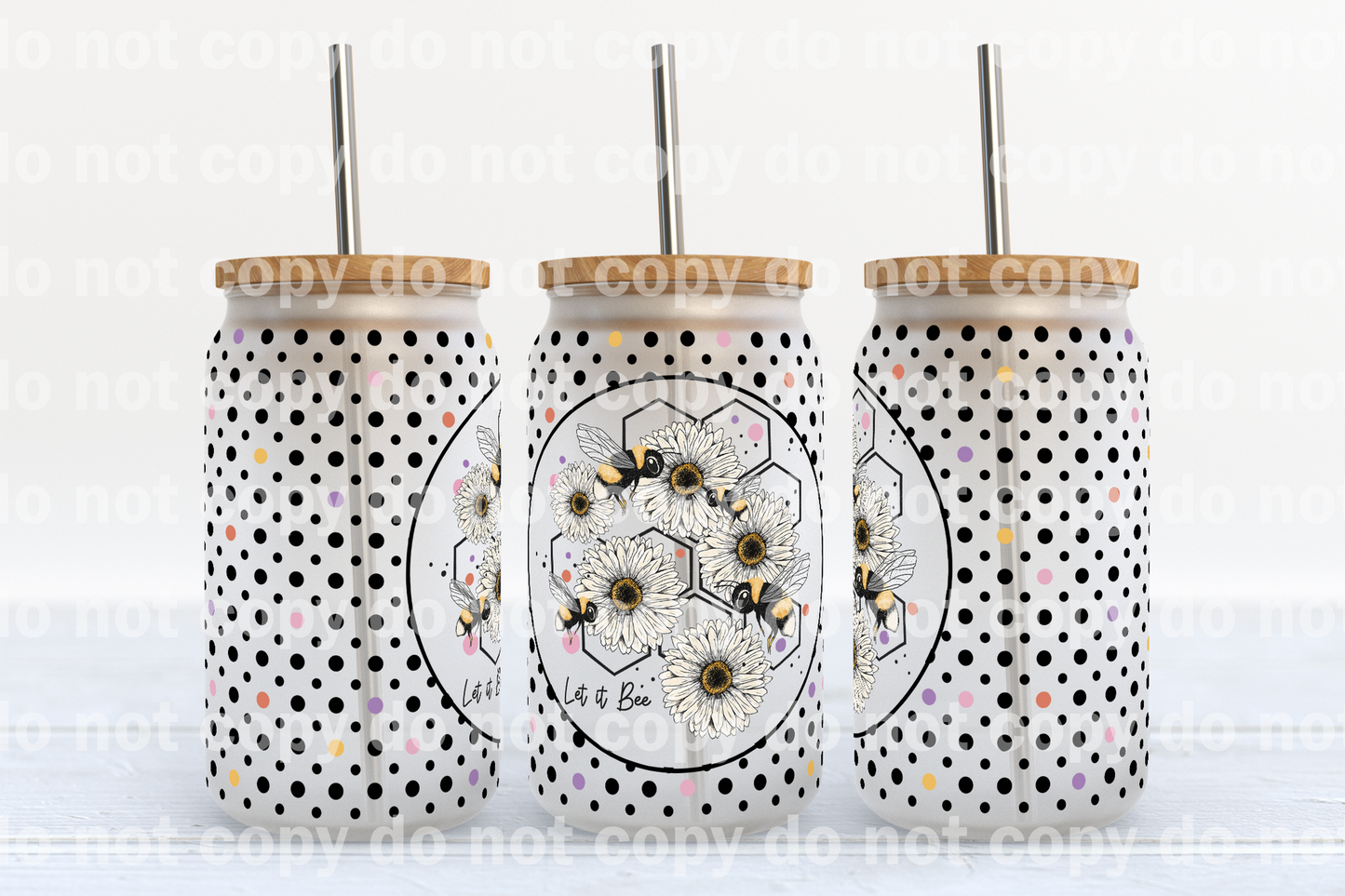 Let It Bee 16oz Cup Wrap