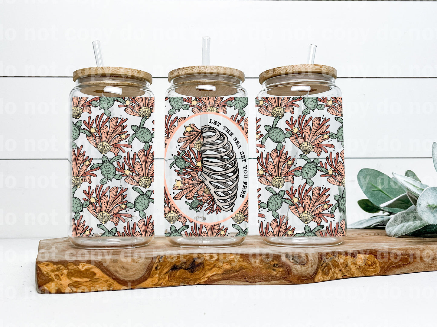 Let The Sea Set You Free 16oz Cup Wrap