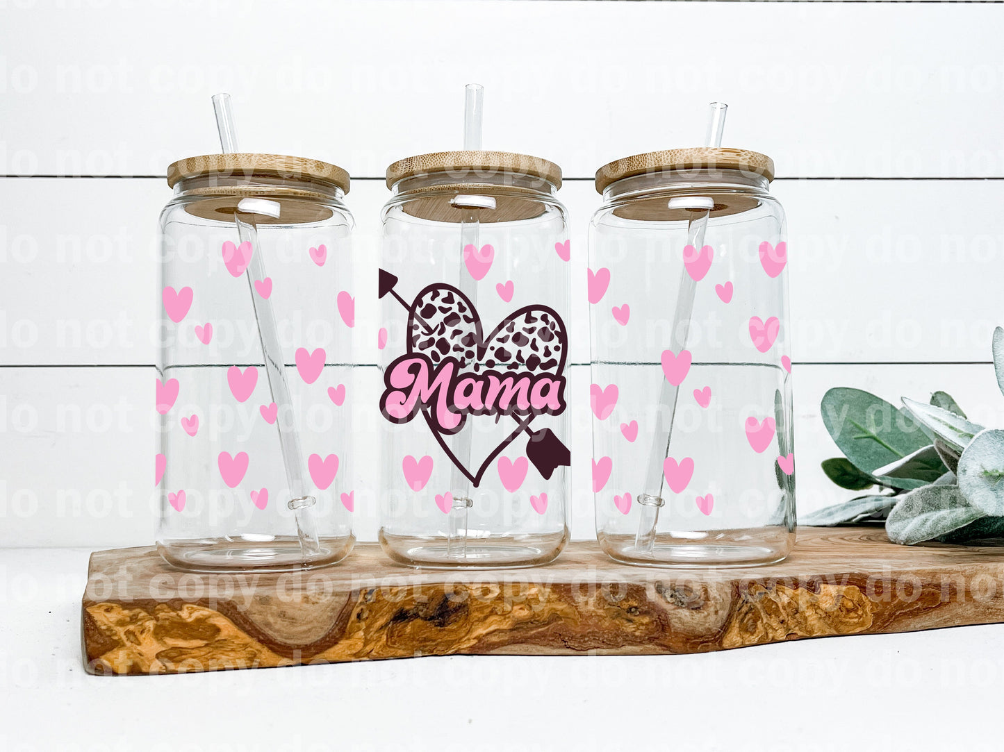 Mama Hearts Cupid's Arrow 16oz Cup Wrap