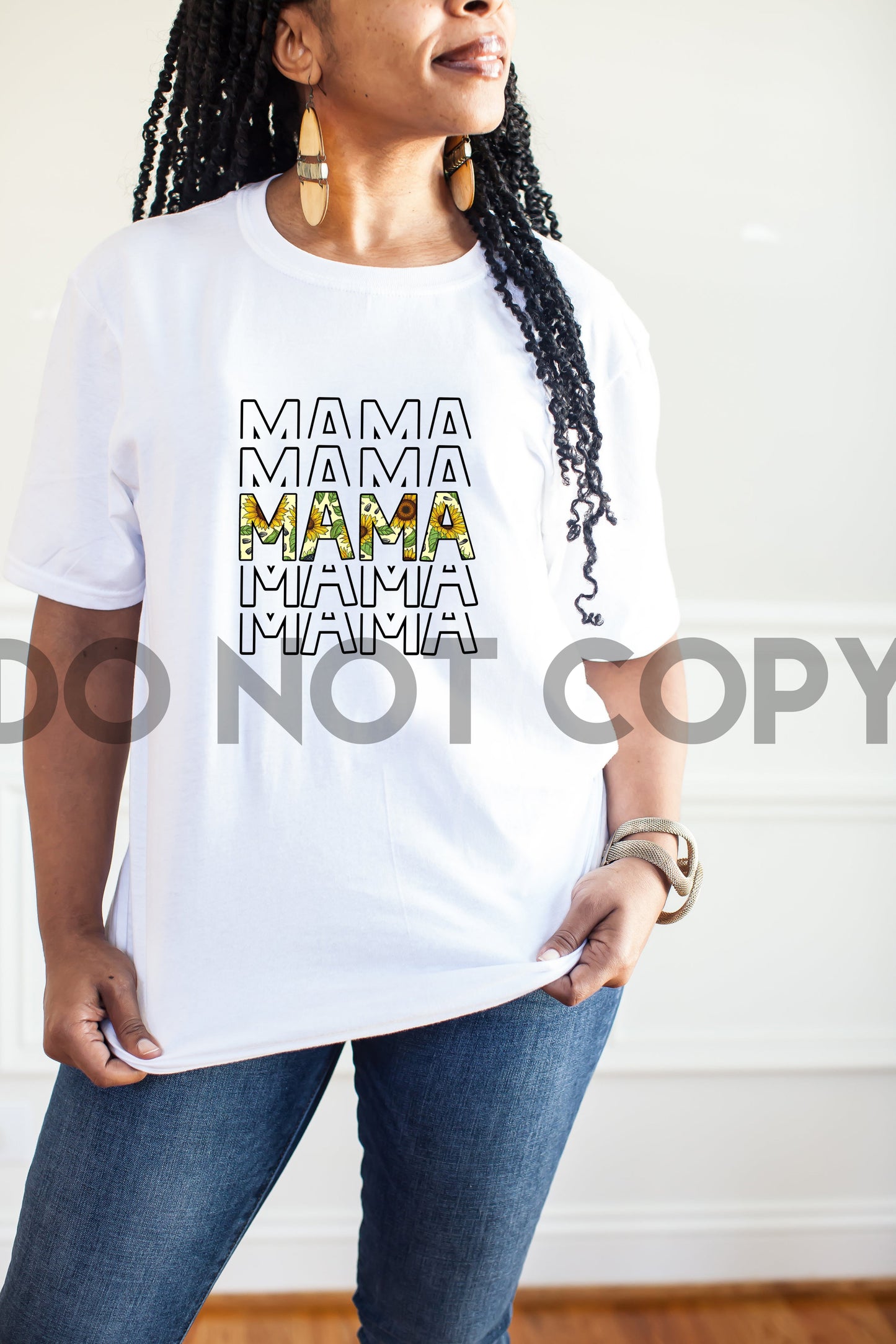 Mama Sunflower Word Stack Dream Print or Sublimation Print