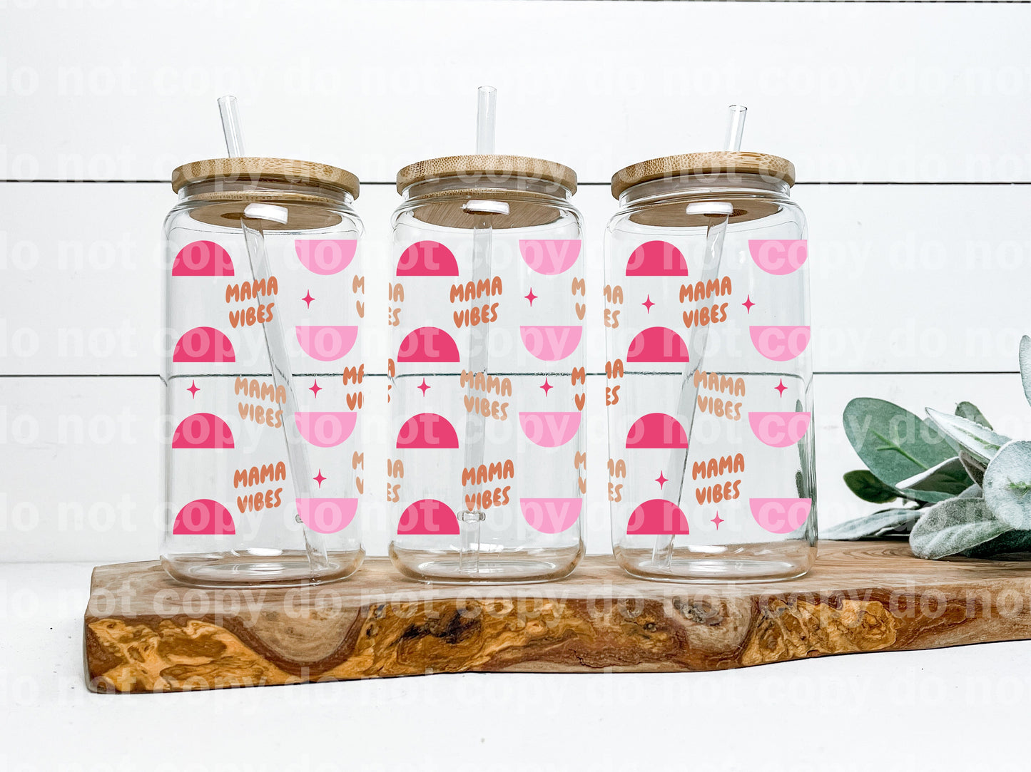 Mama Vibes 16oz Cup Wrap