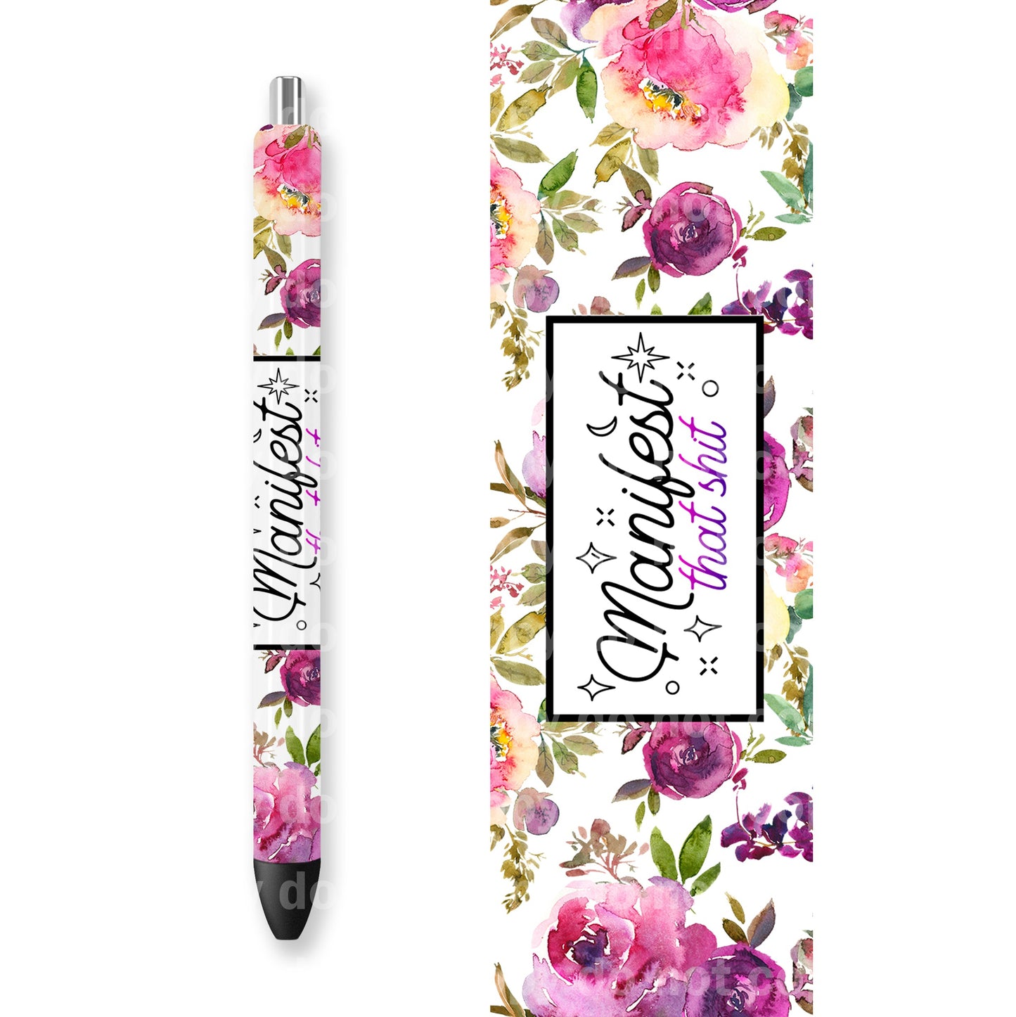 Manifest That Shit 16oz Cup Wrap and Pen Wrap