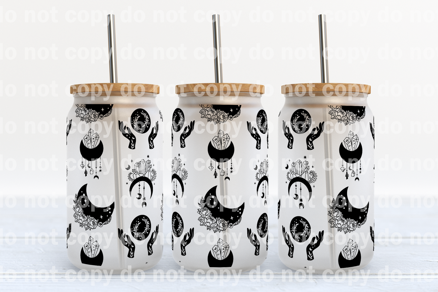 Envoltura de taza Mystical Moon de 16 oz