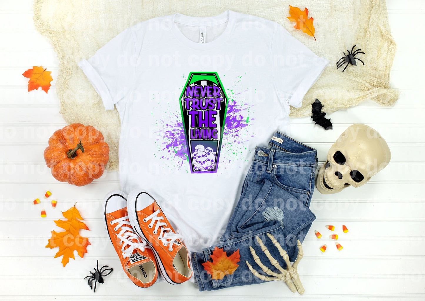 Never trust the living skull coffin Dream Print or Sublimation Print