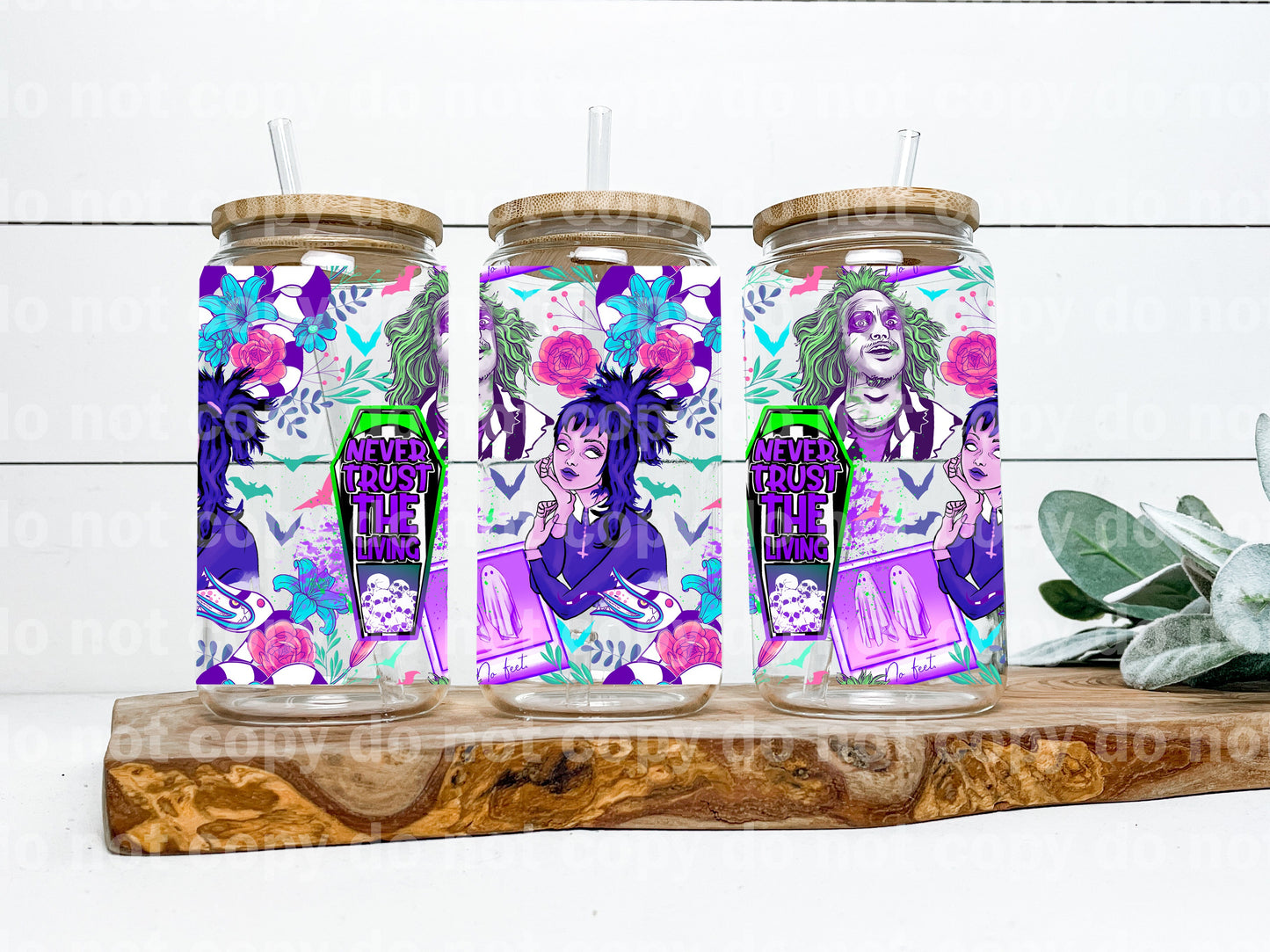 Never Trust The Living 16oz Cup Wrap