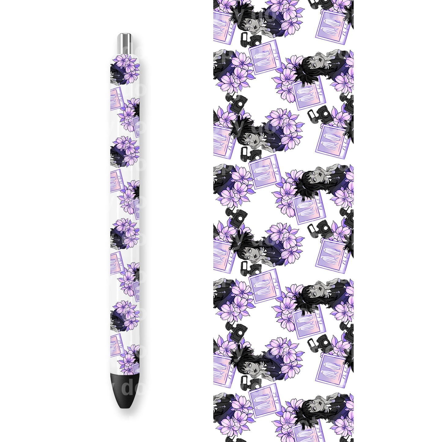 No Feet Lydia Camera 16oz Cup Wrap and Pen Wrap