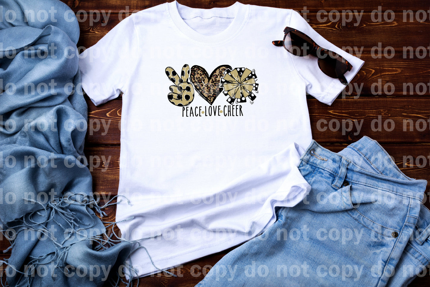 Peace Love Cheer Dream Print or Sublimation Print