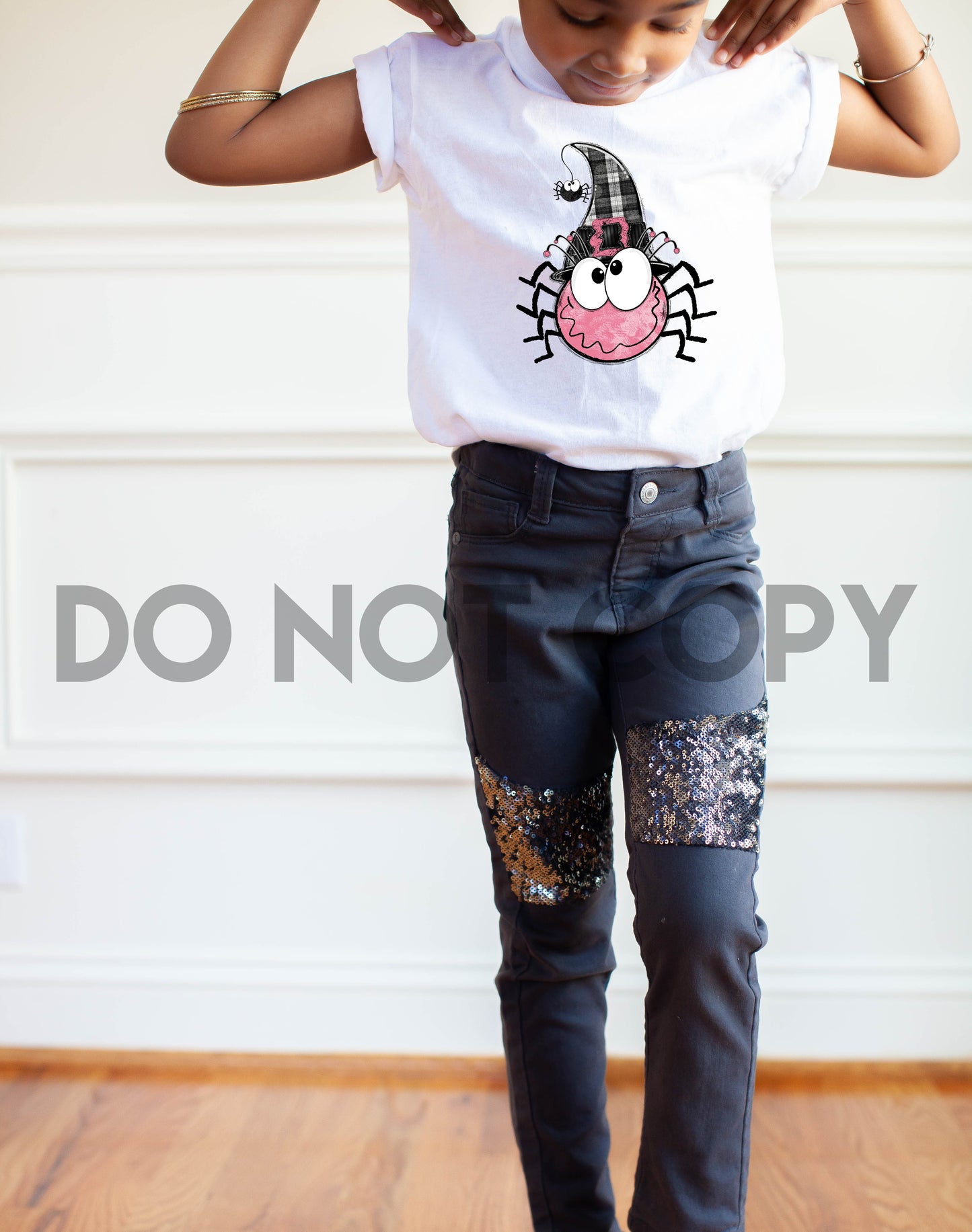 Pink Spider With Hat Dream Print or Sublimation Print