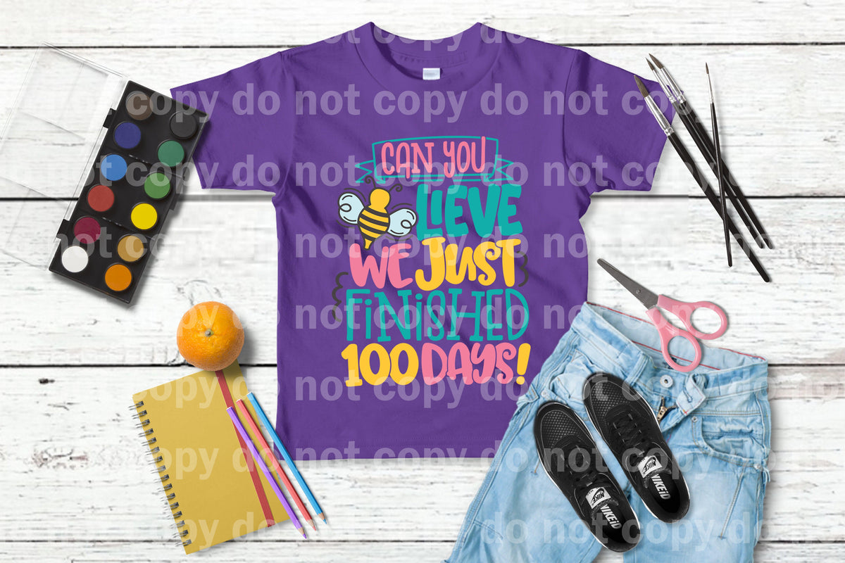 Can you believe we just finished 100 Days Bee Dream print transfer