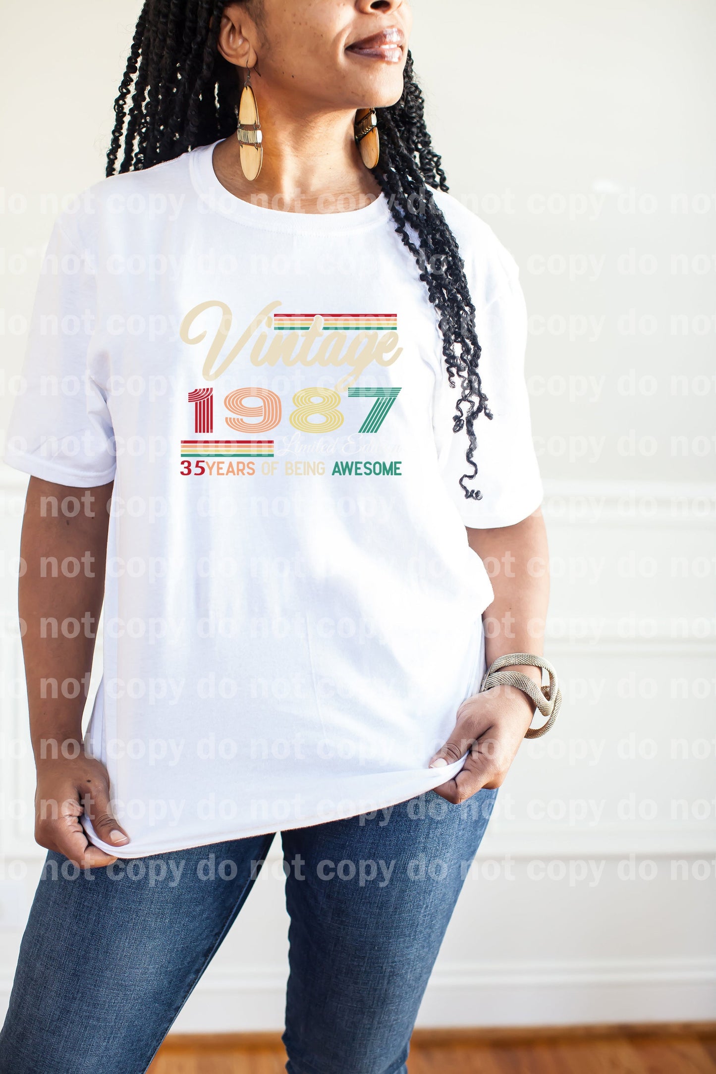 Vintage 1987 35 Years Of Being Awesome Dream Print or Sublimation Print