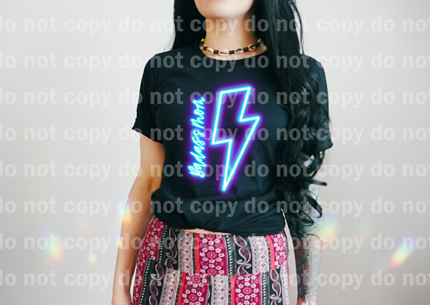 Transferencia de impresión Badass Mom Lightning Bolt Dream