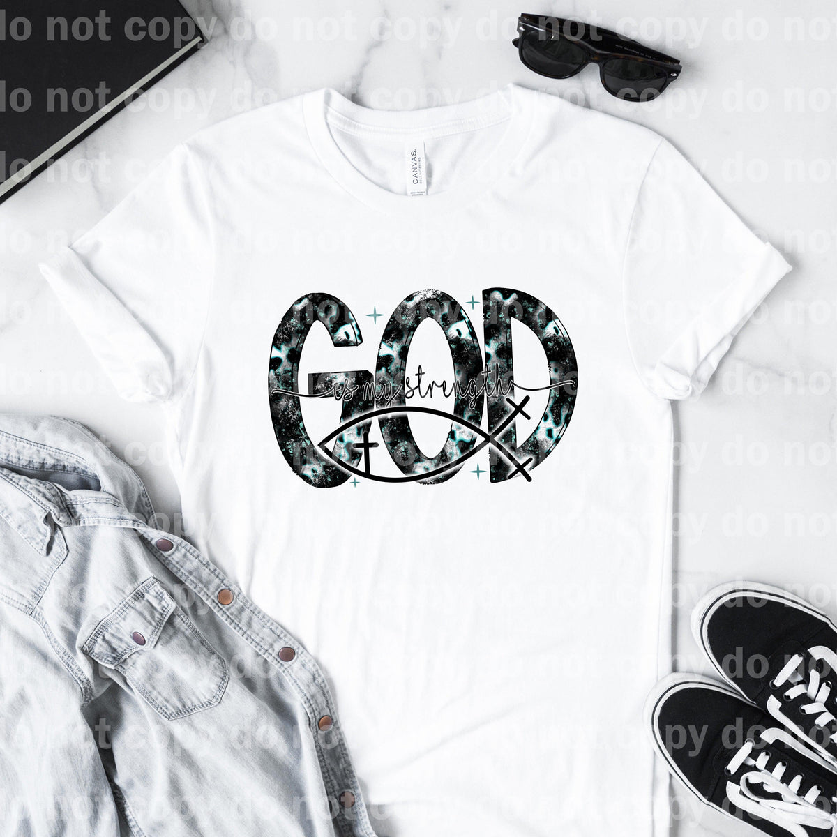 God Is My Strength Dream Print or Sublimation Print