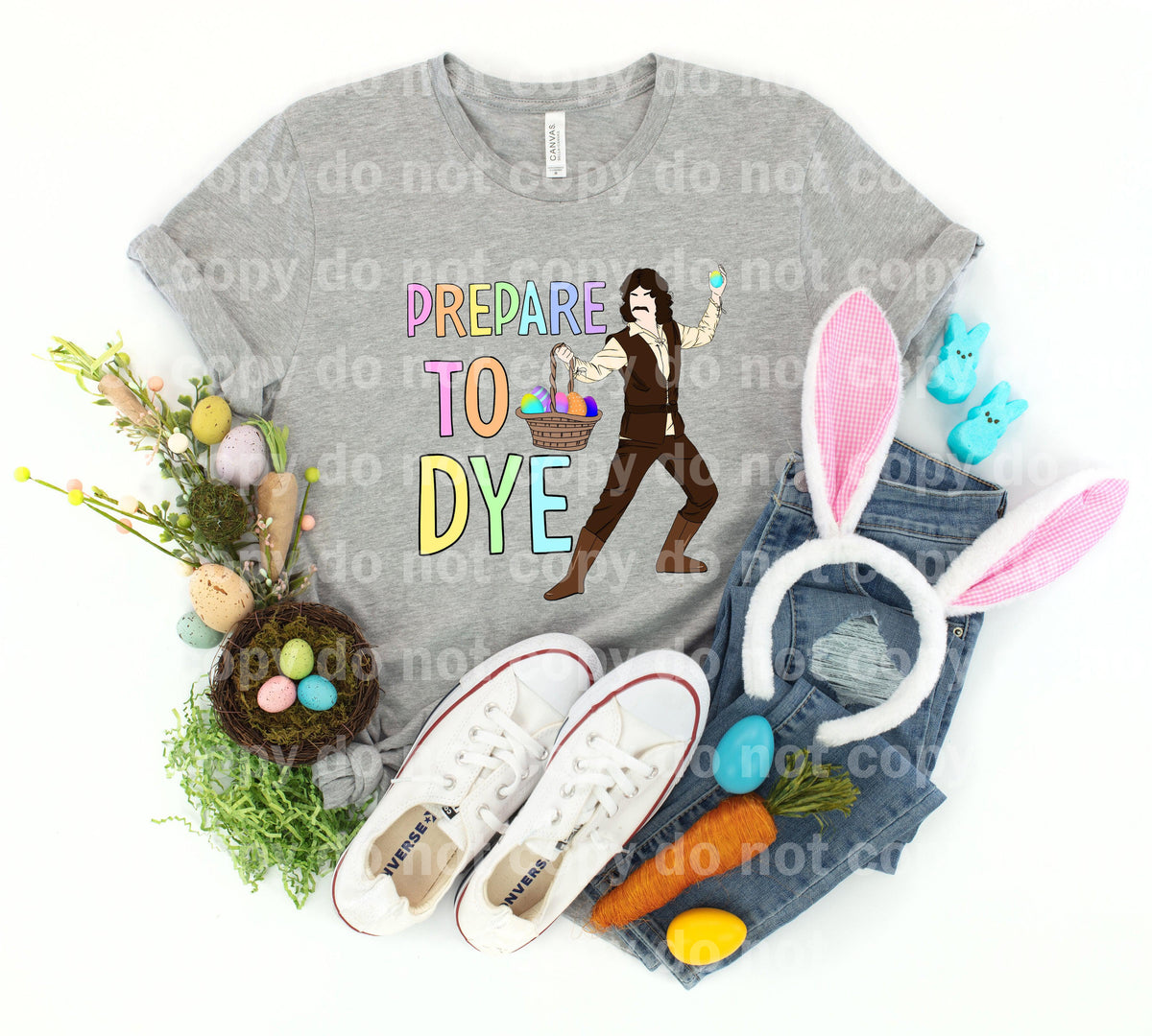 Prepare To Dye Easter Egg Dream print transfer