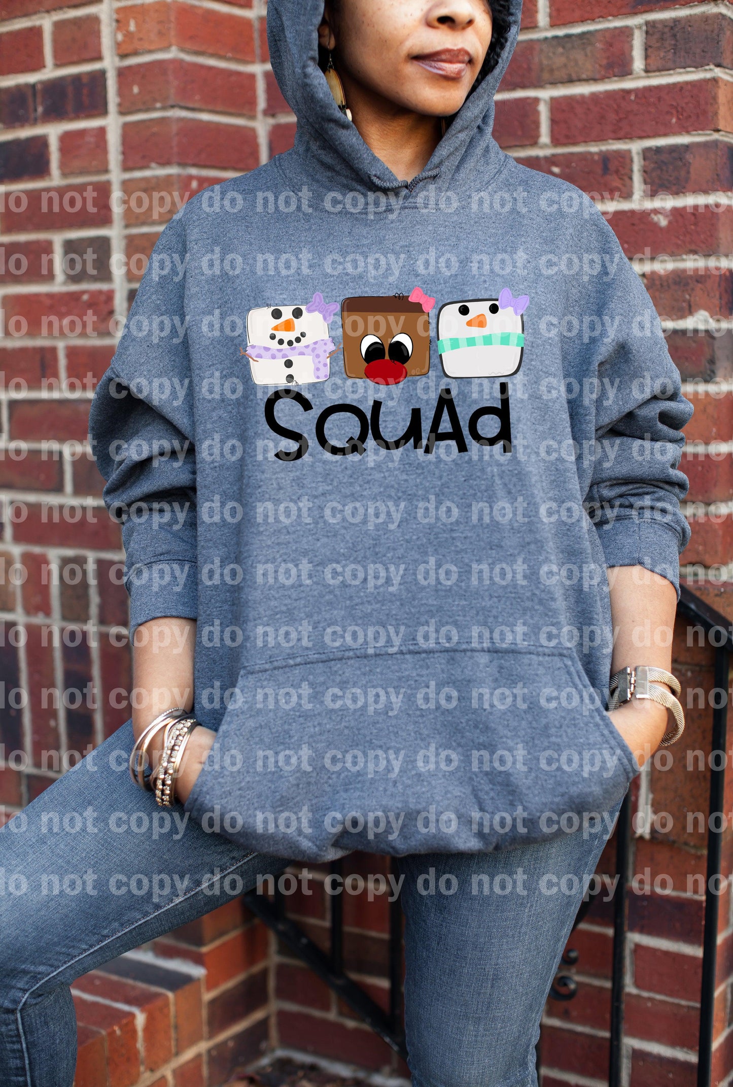 Winter Squad Bows Dream print transfer