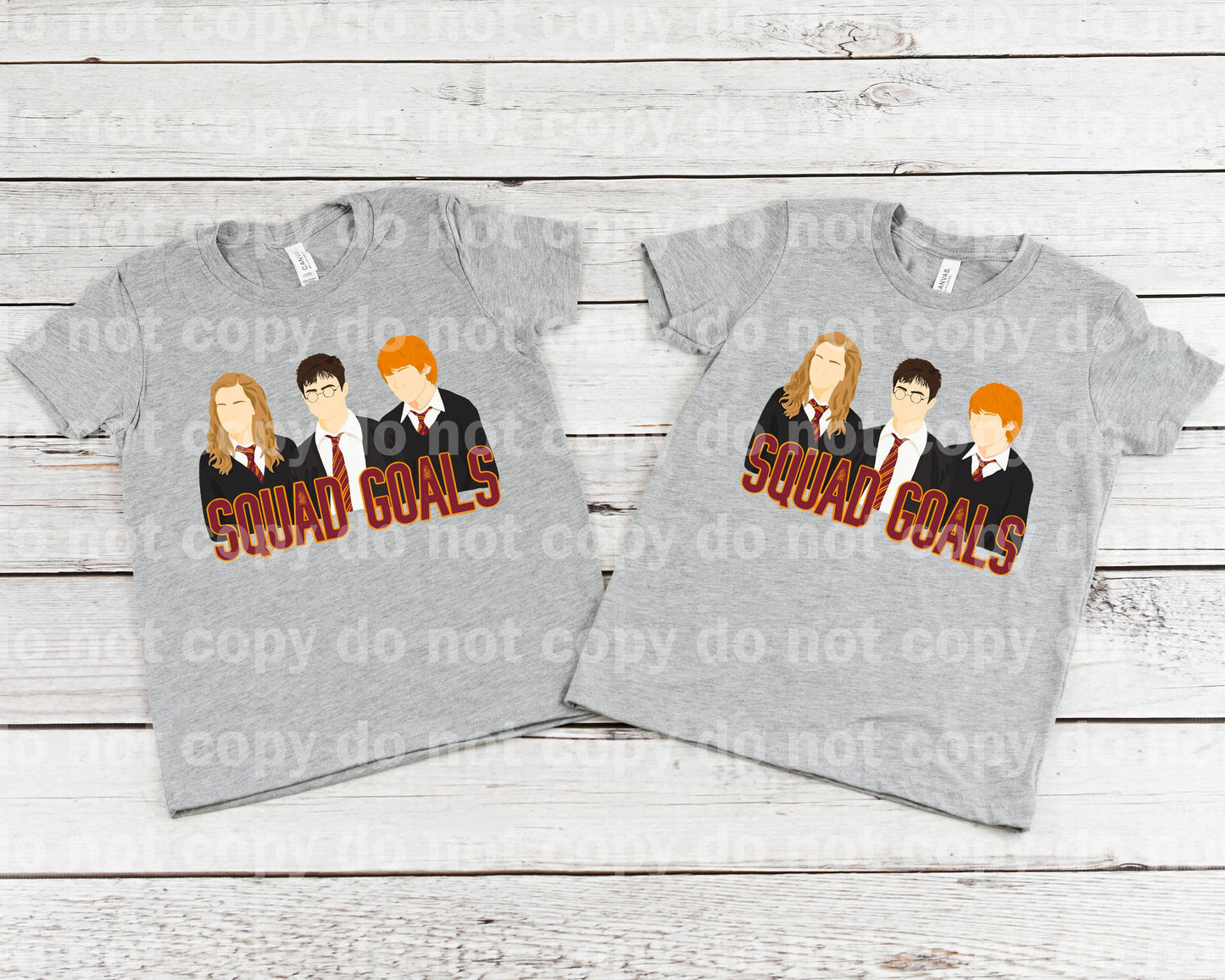 Squad Goals Dream print transfer