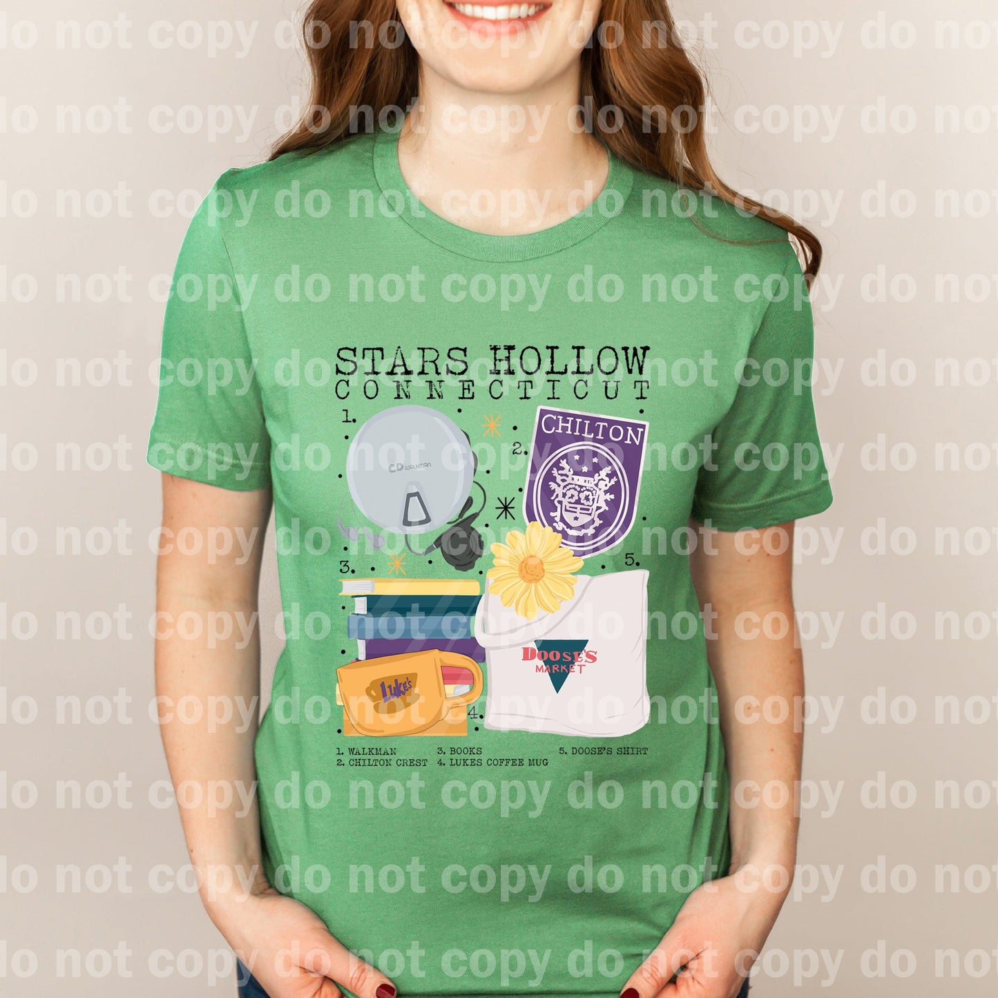 Stars Hollow Dream print transfer